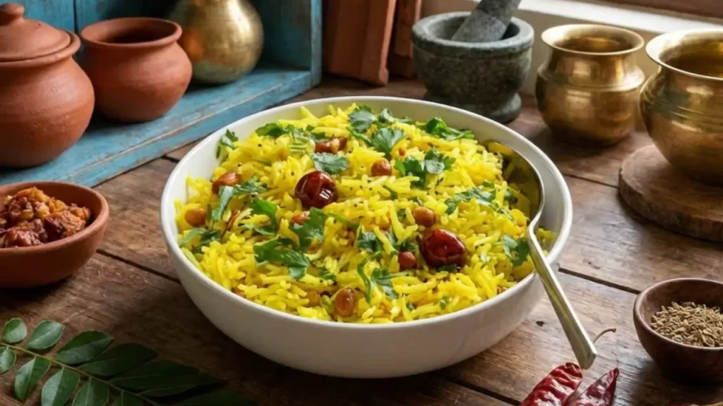 Tamil Nadu Style – Lemon Rice (Elumichai Sadham)